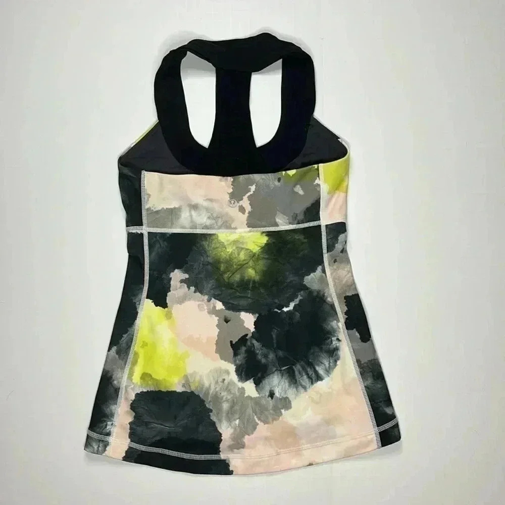 Lululemon Floral Pattern Halter Top Size 4 - Picture 2 of 3